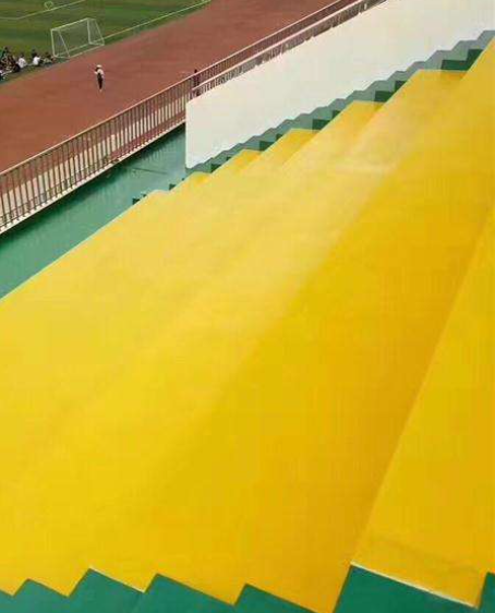 张湾球场台阶翻新修补改造
